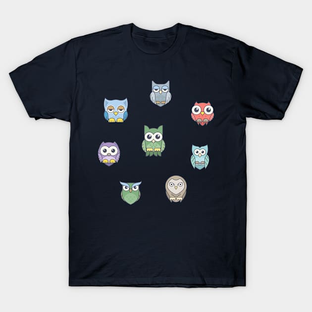 Owls T-Shirt by Original_Badman